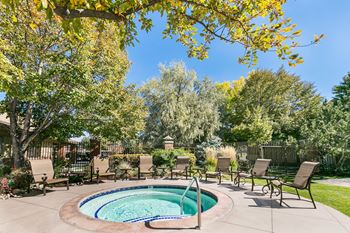 Relaxing Year Round Hot Tub/ Spa at Month to Month Rentals Salt Lake City